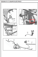 Load image into Gallery viewer, CONTROL LUZ DISCOVER 100/200 NS ORIGINAL - Mundimotos