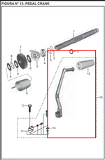 Cargar imagen en el visor de galería, PEDAL CRANK DISCOVER 125 ST ORIGINAL - Mundimotos