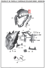 Cargar imagen en el visor de galería, TORNILLO 5X20 VISOR NS 200 CROMADO ORIGINAL - Mundimotos