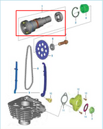 Cargar imagen en el visor de galería, ARBOL DE LEVAS BOXER CT 102/ES/KS ORIGINAL - Mundimotos