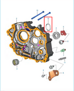 Cargar imagen en el visor de galería, BUJE CARCAZA RH PULSAR 150 AS/DISCOVER 150 AS ORIGINAL - Mundimotos