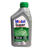 Cargar imagen en el visor de galería, Aceite mobil moto 4T Mx Sae10W-30 sintetico original - Genuine parts - Mundimotos