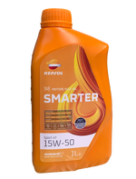 Cargar imagen en el visor de galería, Aceite repsol sport 15W50 4T Semi sintetico original - Genuine parts - Mundimotos