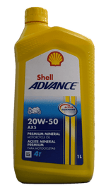Load image into Gallery viewer, ACEITE ADVANCE AX5 20W50 SHELL