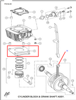 Cargar imagen en el visor de galería, TVS EMPAQUE CILINDRO RTR160/180 - Mundimotos