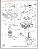 Cargar imagen en el visor de galería, TVS EMPAQUE CULATA RTR160 - Mundimotos