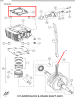 Cargar imagen en el visor de galería, TVS EMPAQUE CULATA RTR180 - Mundimotos