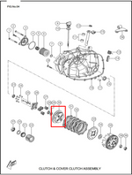 Cargar imagen en el visor de galería, PORTA DISCOS CLUTCH RTR160/180 ORIGINAL - Mundimotos