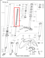 Cargar imagen en el visor de galería, RESORTE TELESCOPIO RTR160/180 ORIGINAL - Mundimotos