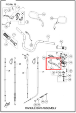 Cargar imagen en el visor de galería, TVS MANIGUETA LH CLUTCH TVS100