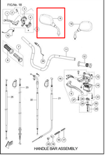 Load image into Gallery viewer, TVS ESPEJO LH TVS100