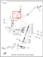 Cargar imagen en el visor de galería, TVS MANGUERA FRENO RR RTR180 - Mundimotos