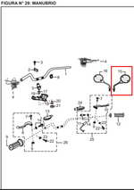 Cargar imagen en el visor de galería, ESPEJO RH BOXER TEC ORIGINAL - Mundimotos