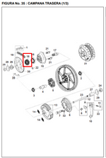Load image into Gallery viewer, RETEN 26-42-08 PORTA SPR. BOXER ORIGINAL - Mundimotos