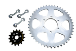 Cargar imagen en el visor de galería, Kit sprocket suzuki Dr200 15/45 generico cassarella - Mundimotos