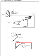 Load image into Gallery viewer, DIRECCIONAL FR/LH AGILITY NAKED ORIGINAL - Mundimotos