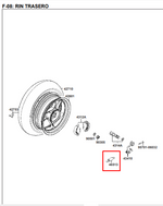 Cargar imagen en el visor de galería, RESORTE LEVA FRENO RR AGILITYRS-NA ORIGINAL - Mundimotos