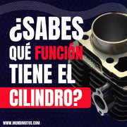 ¿Qué función tiene el cilindro de la moto?