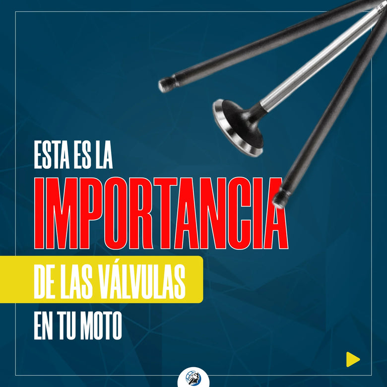 ¿Cuál es la importancia de las válvulas en el motor de la moto?