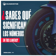 ¿Sabes qué significan los números en tus llantas?