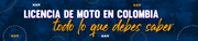 Licencia de moto en Colombia 2026: requisitos, costos y pasos