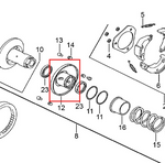 Load image into Gallery viewer, Polea Móvil Dynamic 125 Akt Original - Mundimotos