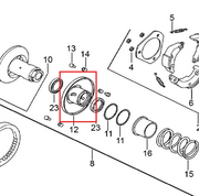 Polea Móvil Dynamic 125 Akt Original - Mundimotos