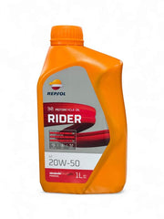 Aceite de Motor Repsol RIDER 20W50 MINERAL 4 Tiempos-Mundimotos