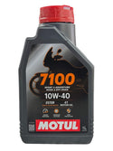 Aceite de Motor Motul 10W40 Sintetico 7100 4 Tiempos-Mundimotos