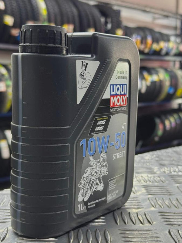 ACEITE LIQUI MOLY 10W50 STREET-Mundimotos