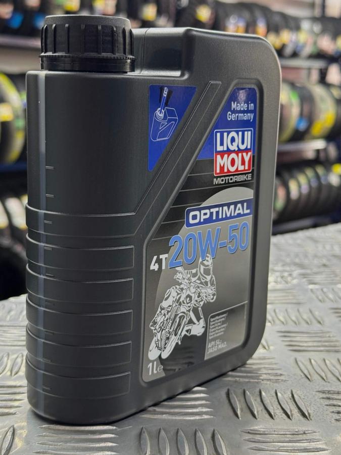 Aceite de Motor Liqui Moly 20W50 Mineral Street 4 Tiempos-Mundimotos
