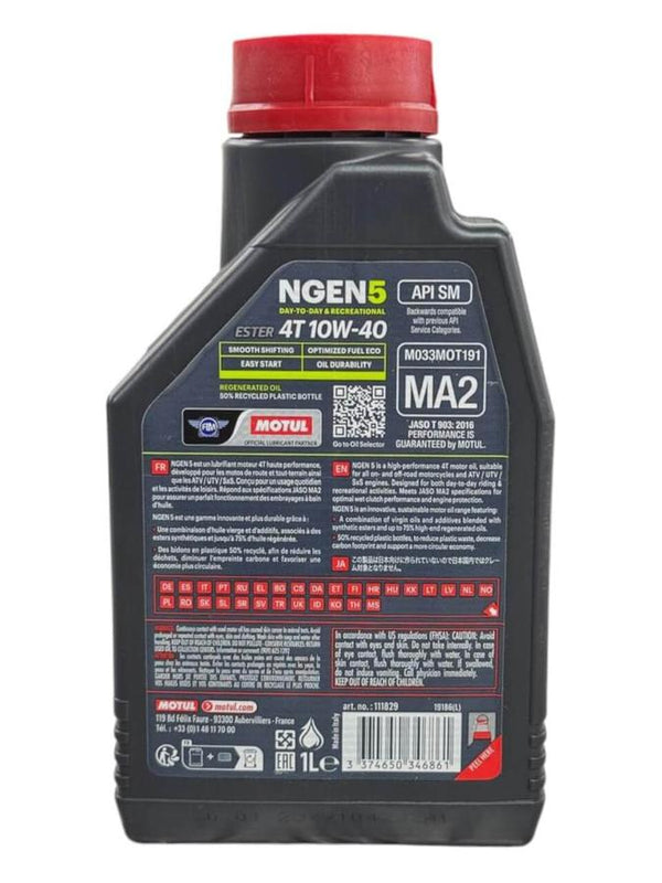 ACEITE MOTUL NGEN5 10W40-Mundimotos