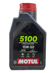 Aceite de Motor Motul 15W50 Semisintetico 5100 4 Tiempos-Mundimotos