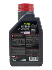 Aceite de Motor Motul 15W50 Semisintetico 5100 4 Tiempos-Mundimotos