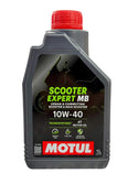 Aceite de Motor Motul 10W40 Semisintetico Scooter Expert 4 Tiempos-Mundimotos