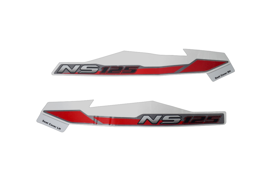 KIT CALCOMANIAS ROJAS CUBIERTA SILLIN - PULSAR NS - Mundimotos