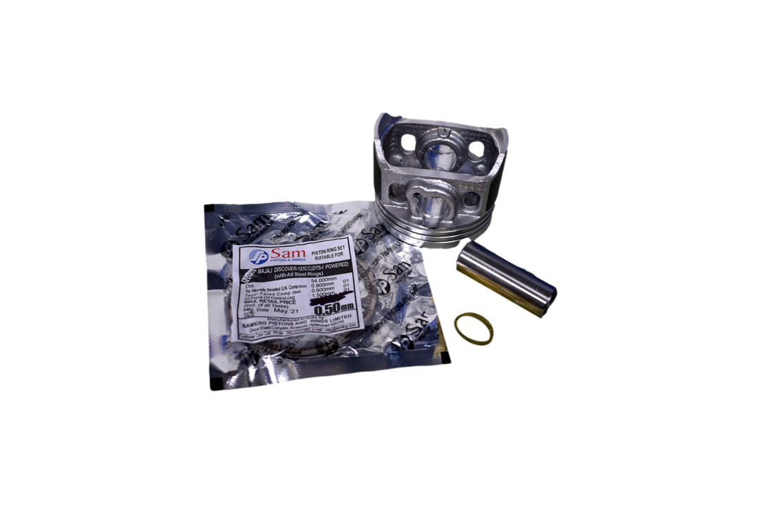 KIT PISTON DISCOVER 125/125+/125 SPORT 54MM 0.50 - Mundimotos