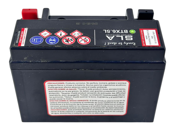 Batería YB6.5-B Akt 125 - Mundimotos