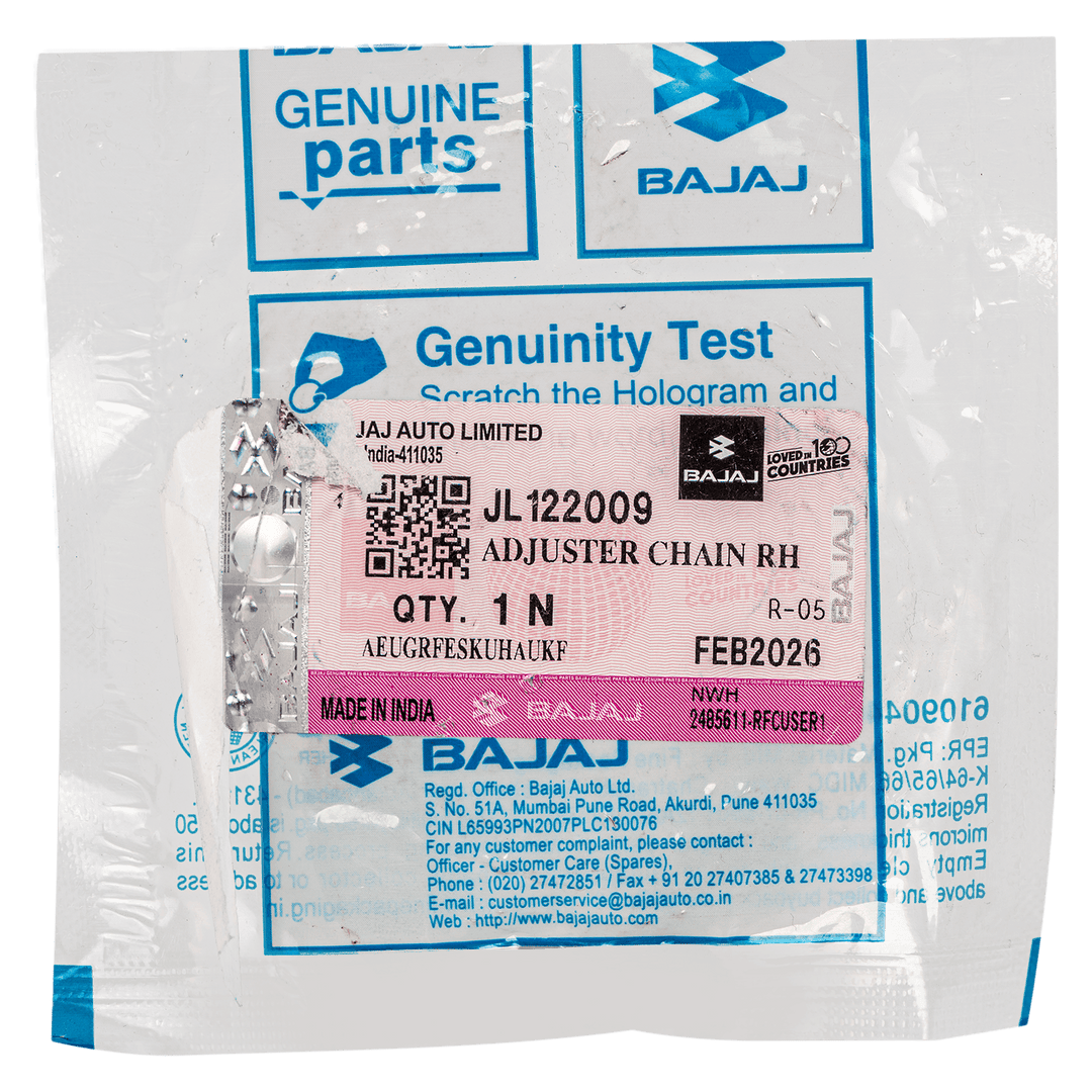 Tensor Derecho de Cadena Pulsar 200 Ns Bajaj Original