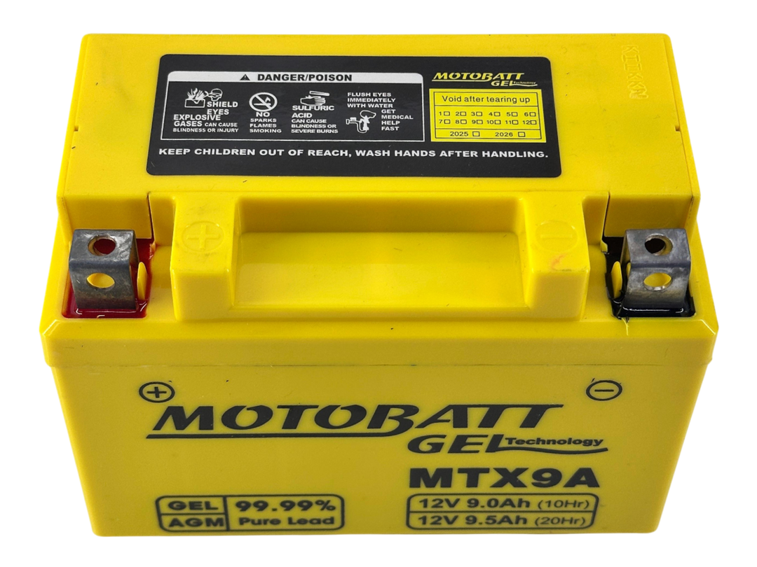 Batería para moto YTX9-BS 12V-9AH Pulsar NS/ Suzuki XF650