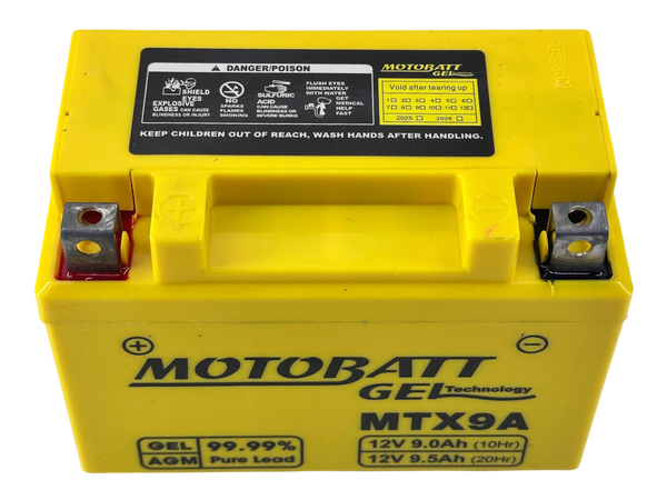 Batería para moto YTX9-BS 12V-9AH Pulsar NS/ Suzuki XF650