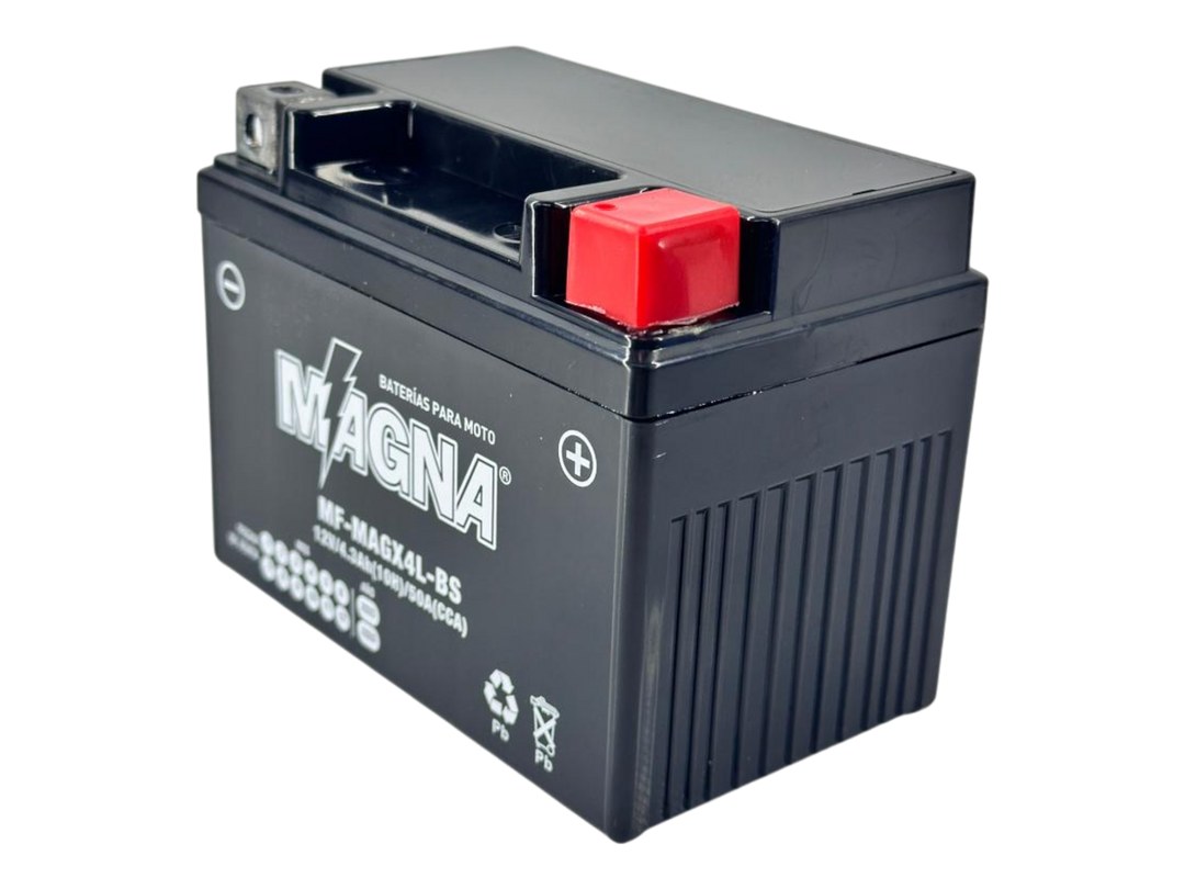 Batería para moto Yuasa YTX4L-BS Cb 110 / Biz / Zx 130 / Kmx 125 / C90 / Ts 125 Cr