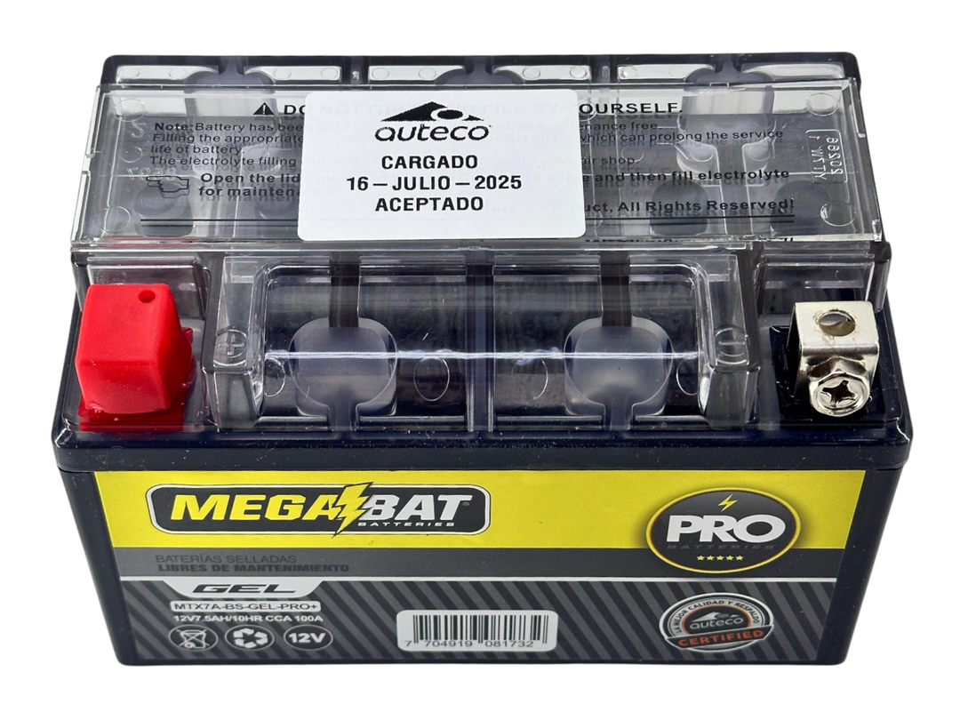 Batería GTX7A-BS - Mundimotos