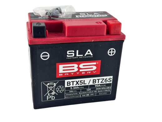 Battery YTX5L (12V-4Ah) Generic Chinese (Sz16 150 2.0 - Bws 100)