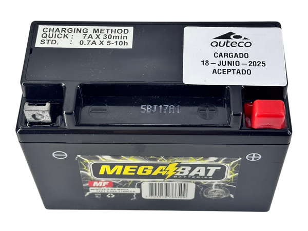 Batería YB6L-B Akt 125 - Mundimotos