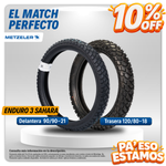 Cargar imagen en el visor de galería, Combo de Llantas Metzeler | 120/80-18 y 090/90-21 Enduro 3