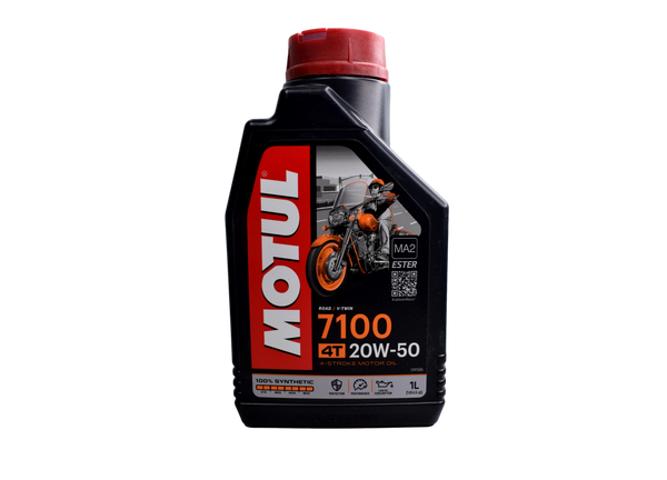 Aceite motul 7100 20W50 4T sintetico original 1L - Mundimotos