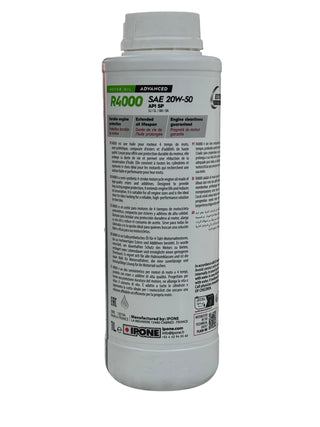 Aceite de motor IPONE R 4000 RS 20W-50 Semisintético 1 litro