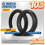 Cargar imagen en el visor de galería, Combo de Llantas Pirelli | 120/80-18 y 090/90-21 MT60