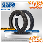 Cargar imagen en el visor de galería, Combo de Llantas Metzeler | 110/90-17 y 090/90-19 Enduro 3